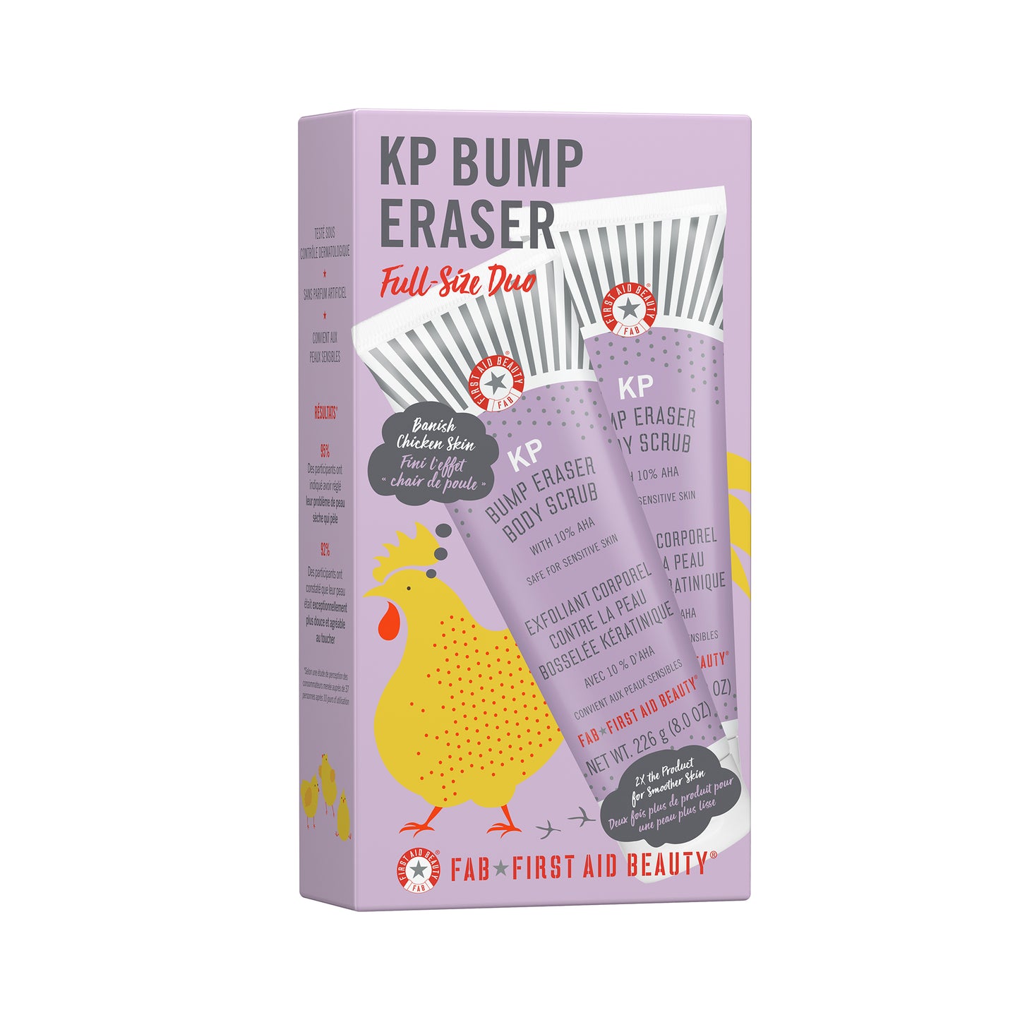 KP Bump Eraser Body Scrub Full size duo