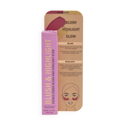 Blush & Highlight Stick Mauve Glow