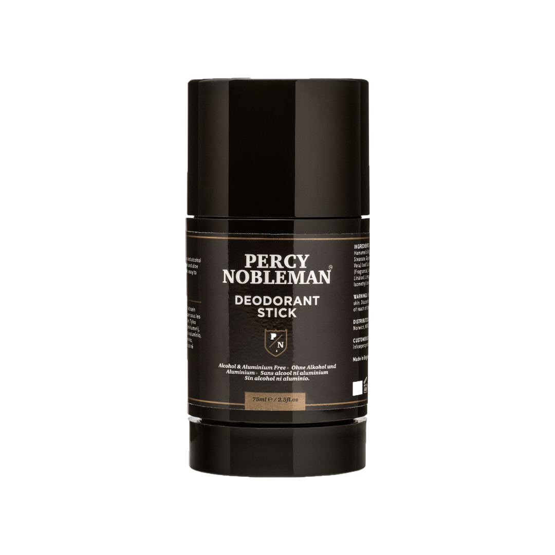 Svitalyktareyðir fyrir herra frá Percy Nobleman, 75 ml, vegan og Cruelty-free. Állaus og alkóhóllaus. Inniheldur witch hazel og aloe vera.
