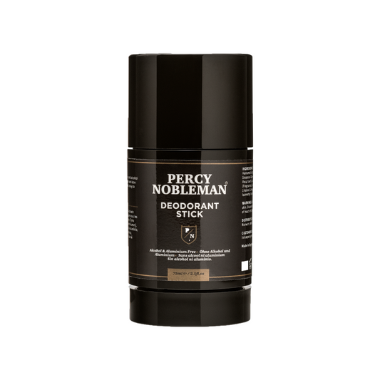 Svitalyktareyðir fyrir herra frá Percy Nobleman, 75 ml, vegan og Cruelty-free. Állaus og alkóhóllaus. Inniheldur witch hazel og aloe vera.
