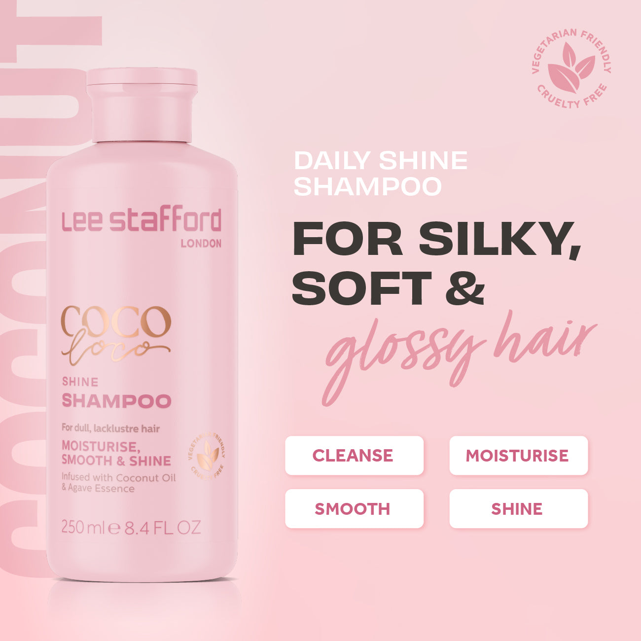 CoCo LoCo & Agave : Shine Shampoo (2 stærðir)