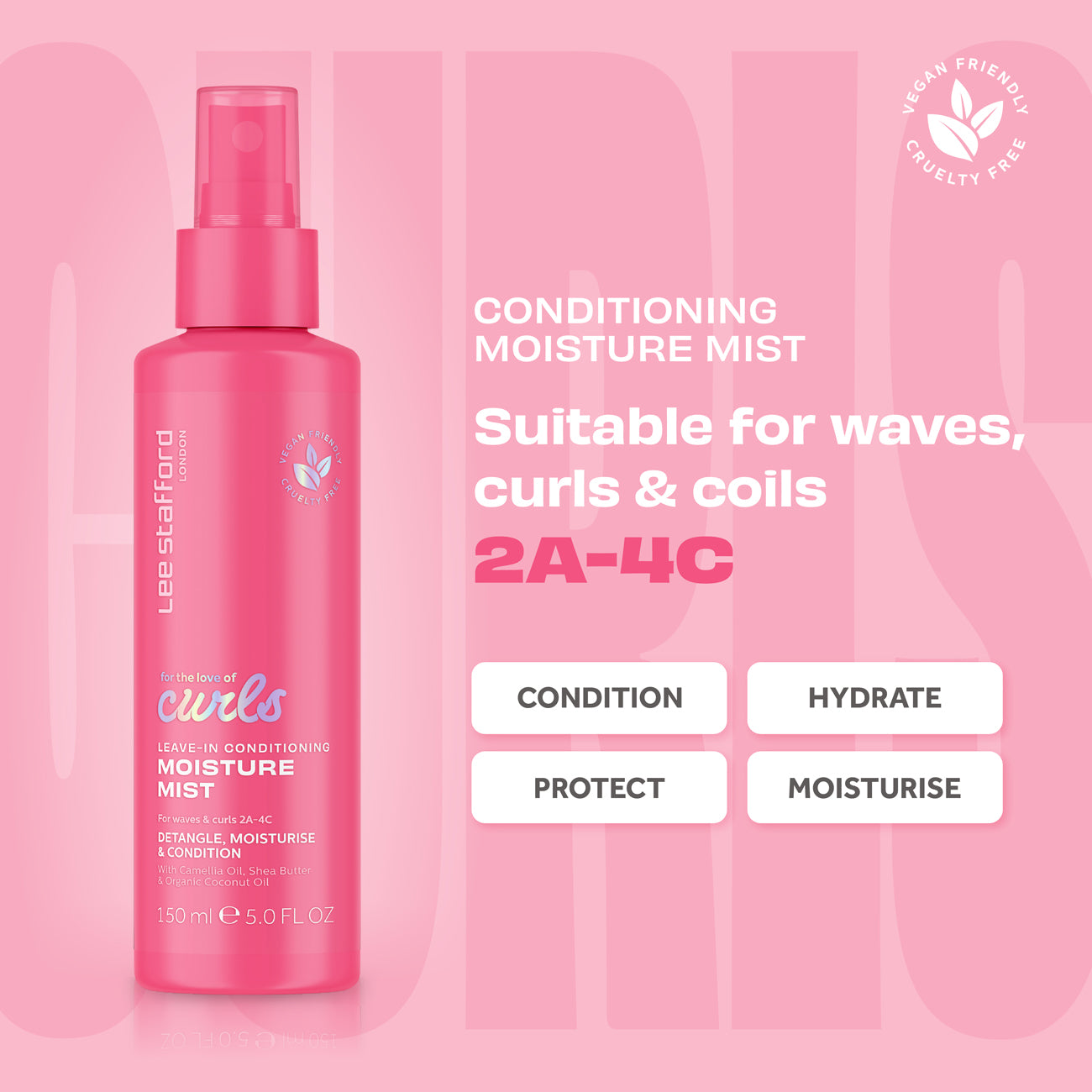 For The Love of Curls : Leave in Conditioning Moisture Mist
