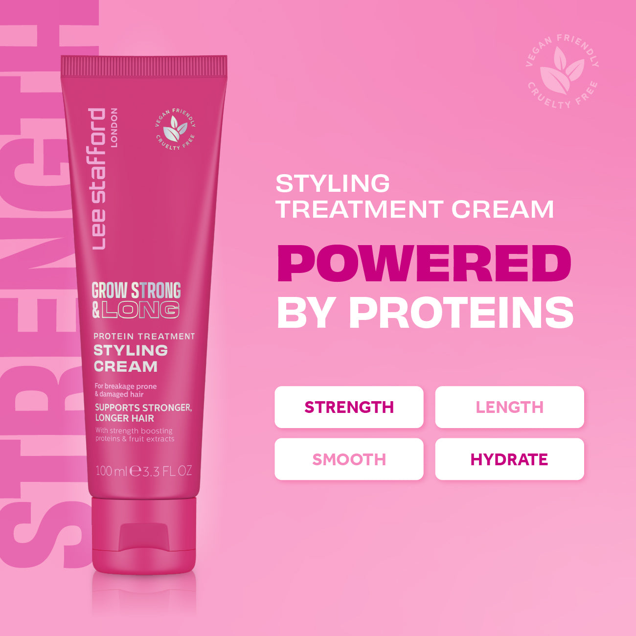 Grow Strong & Long : Protein Treatment Styling Cream