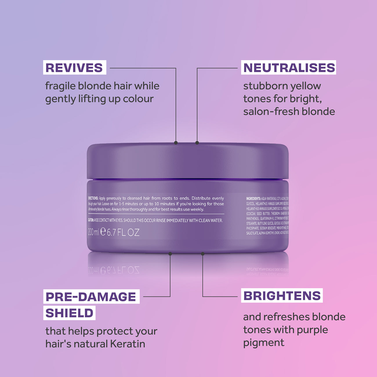 Bleach Blondes : Purple Toning Mask
