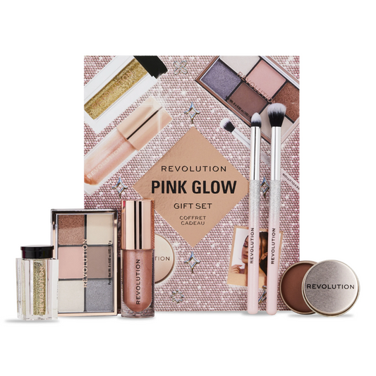 Revolution Pink Glow gjafasett
