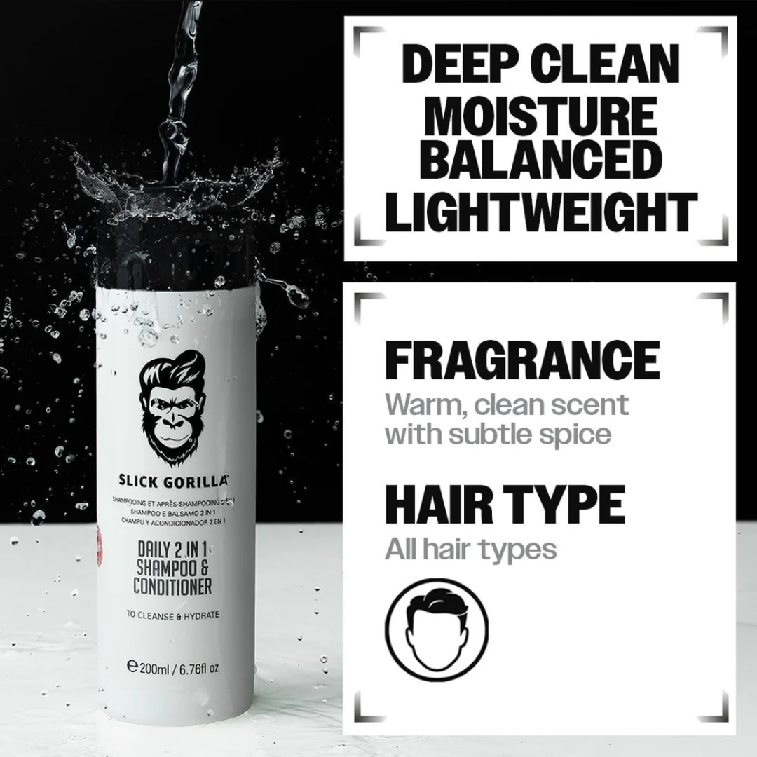 Slick Gorilla Daily 2in1 Shampoo & Condidioner