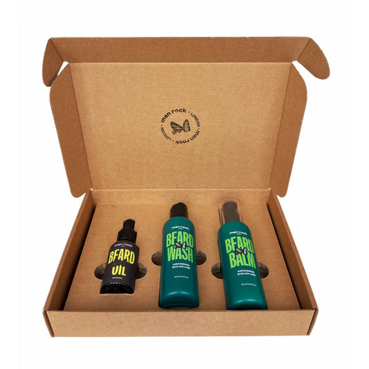 Men Rock Beardly Beloved Gjafasett