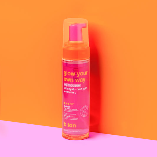 glow your own way - Glær brúnkufroða