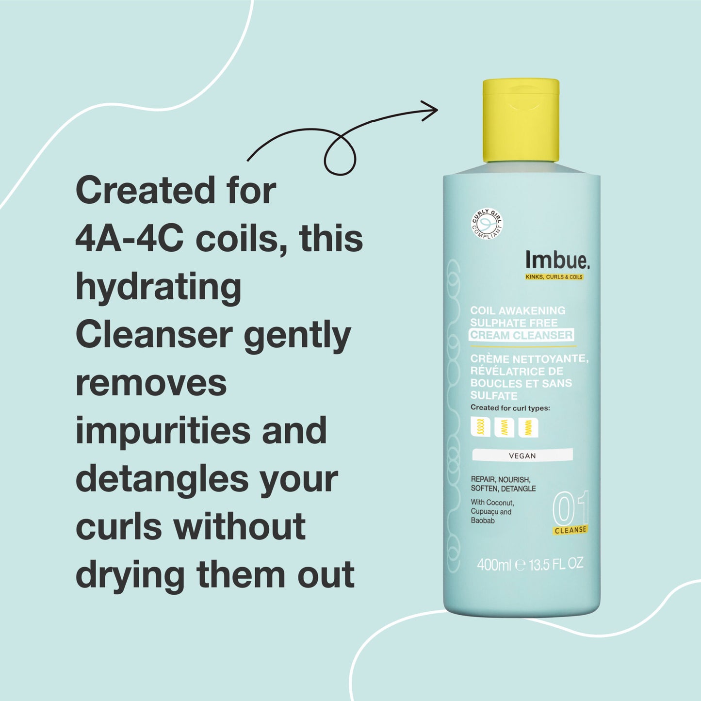 Coil Awakening Sulphate Free Cream Cleanser