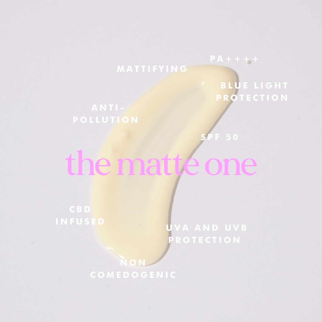 the matte one : sebum control moisturiser SPF50