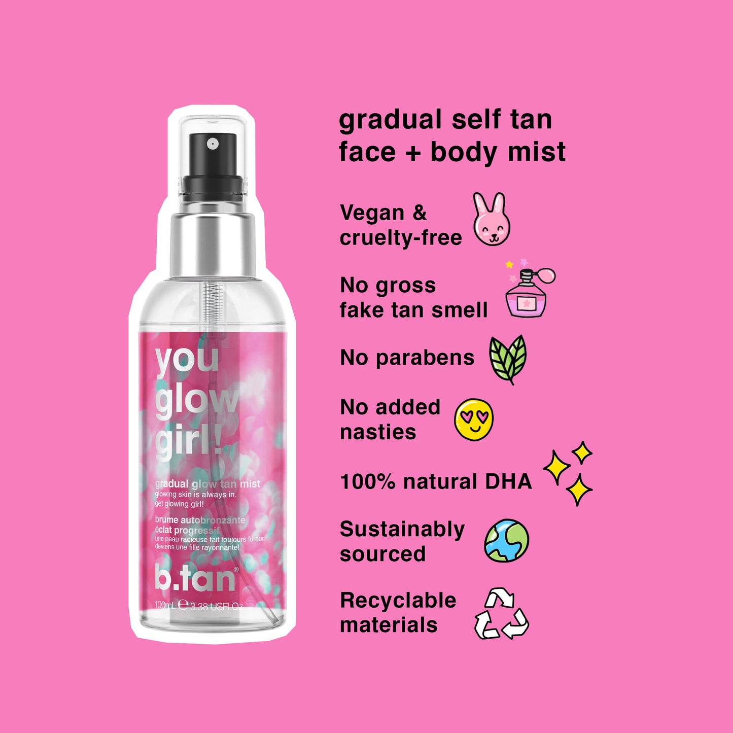 you glow girl : face & body brúnkusprey