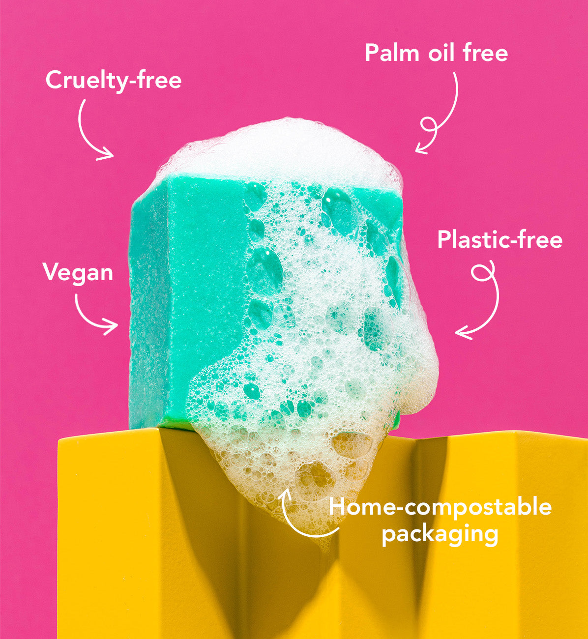 Mintasy umhverfisvænn sjampókubbur frá Ethique