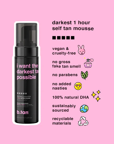 i want the darkest tan possible brúnkufroða