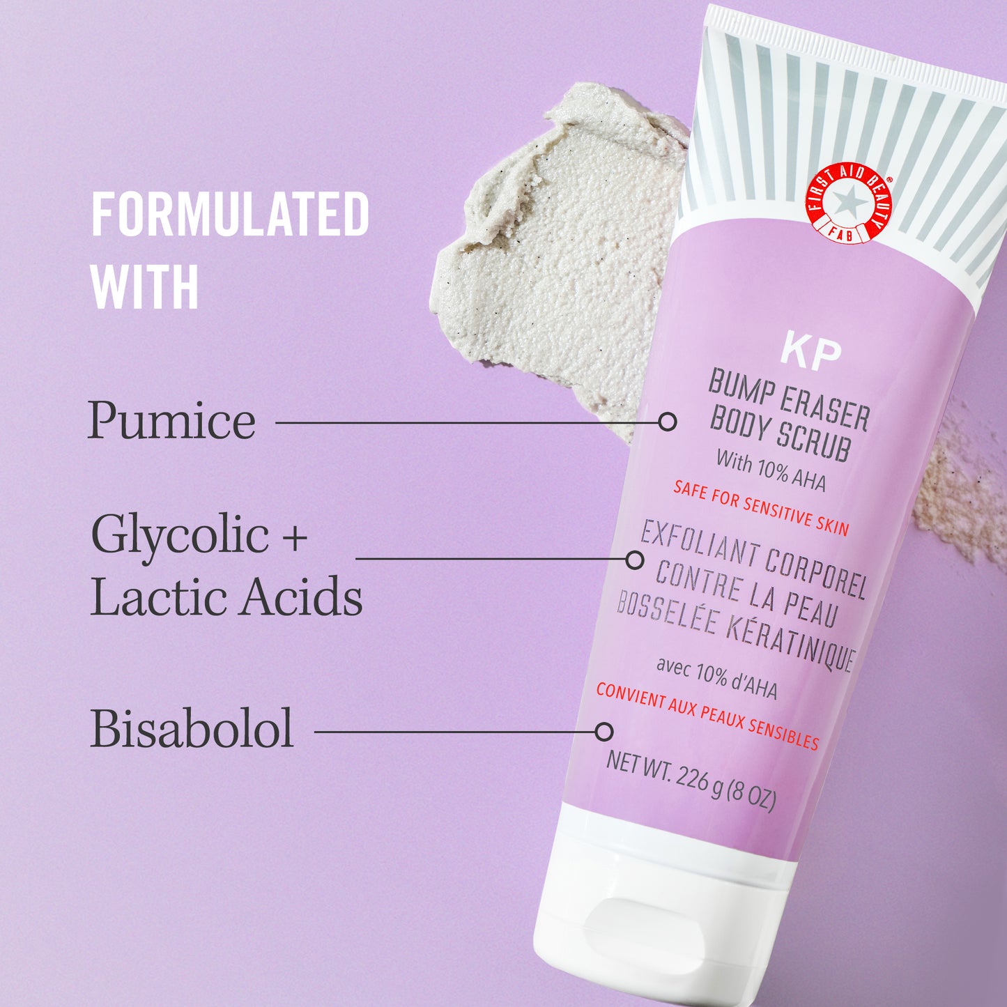 KP Bump Eraser Body Scrub with 10% AHA