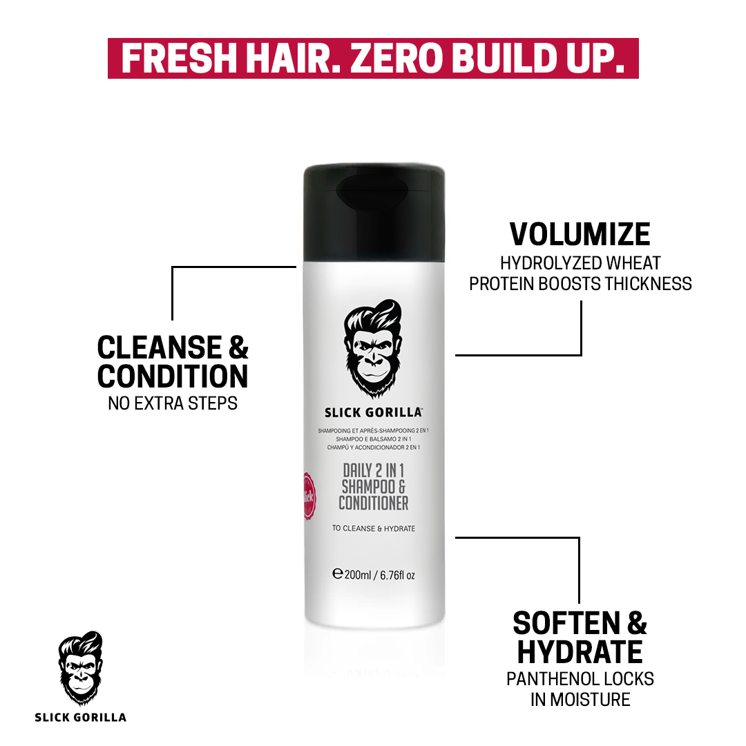 Slick Gorilla Daily 2in1 Shampoo & Condidioner