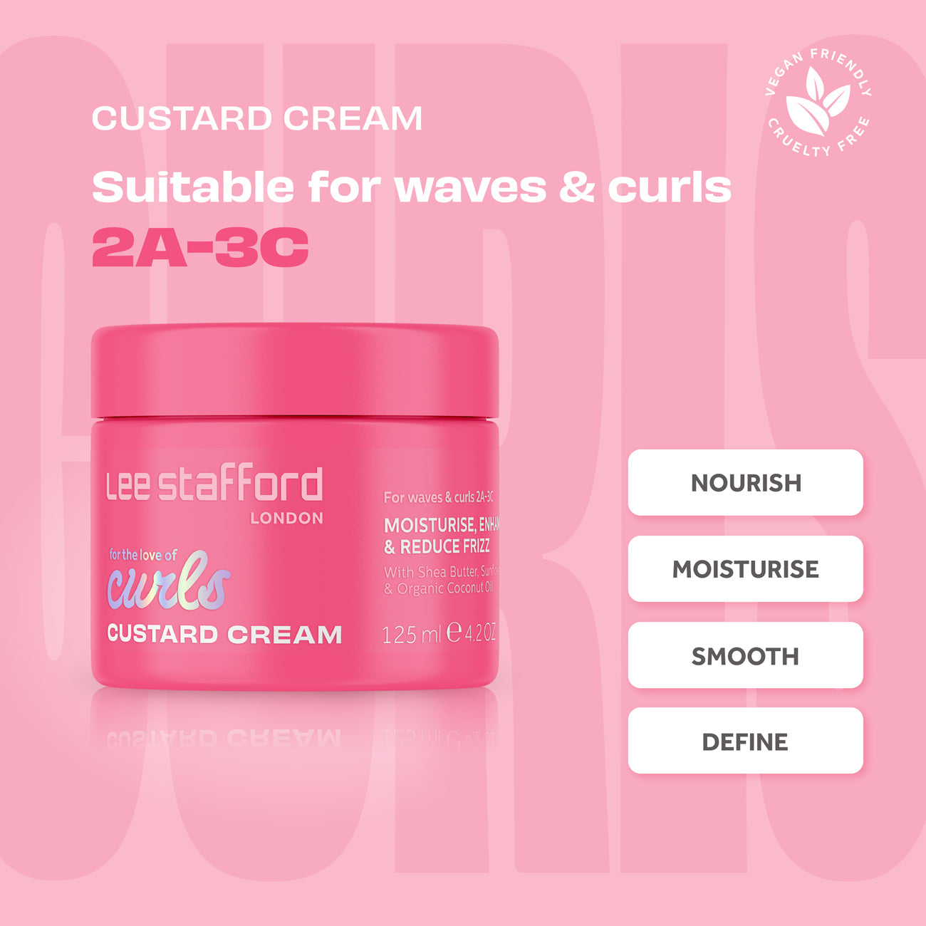 For The Love of Curls : Custard Cream for Waves & Curls