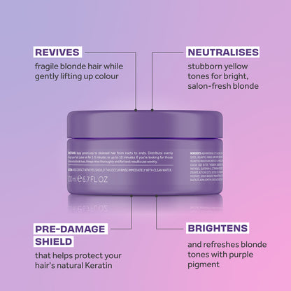 Bleach Blondes : Purple Toning Mask