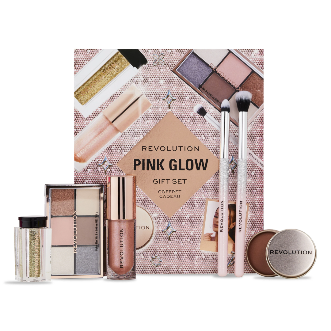 Revolution Pink Glow gjafasett