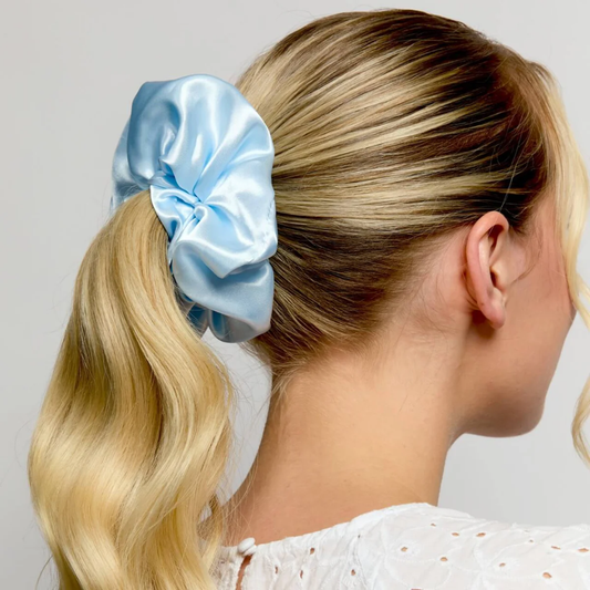 Silver Cloud Santorini Satín hárteygja Oversized