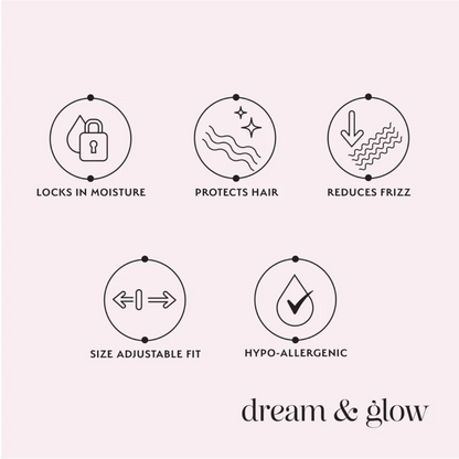Silver Cloud Satín silki bonnet  - Caramel
