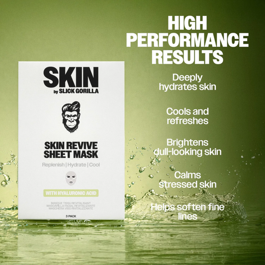 Slick Gorilla Sheet Mask (3x í pakka)
