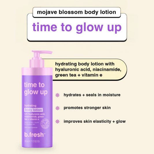 Time to glow up - body lotion