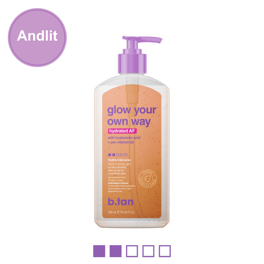 b.tan brúnkugel fyrir andlit