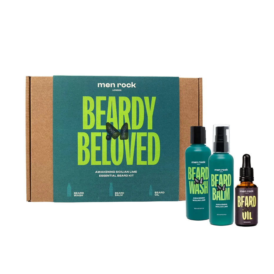 Men Rock Beardly Beloved Gjafasett