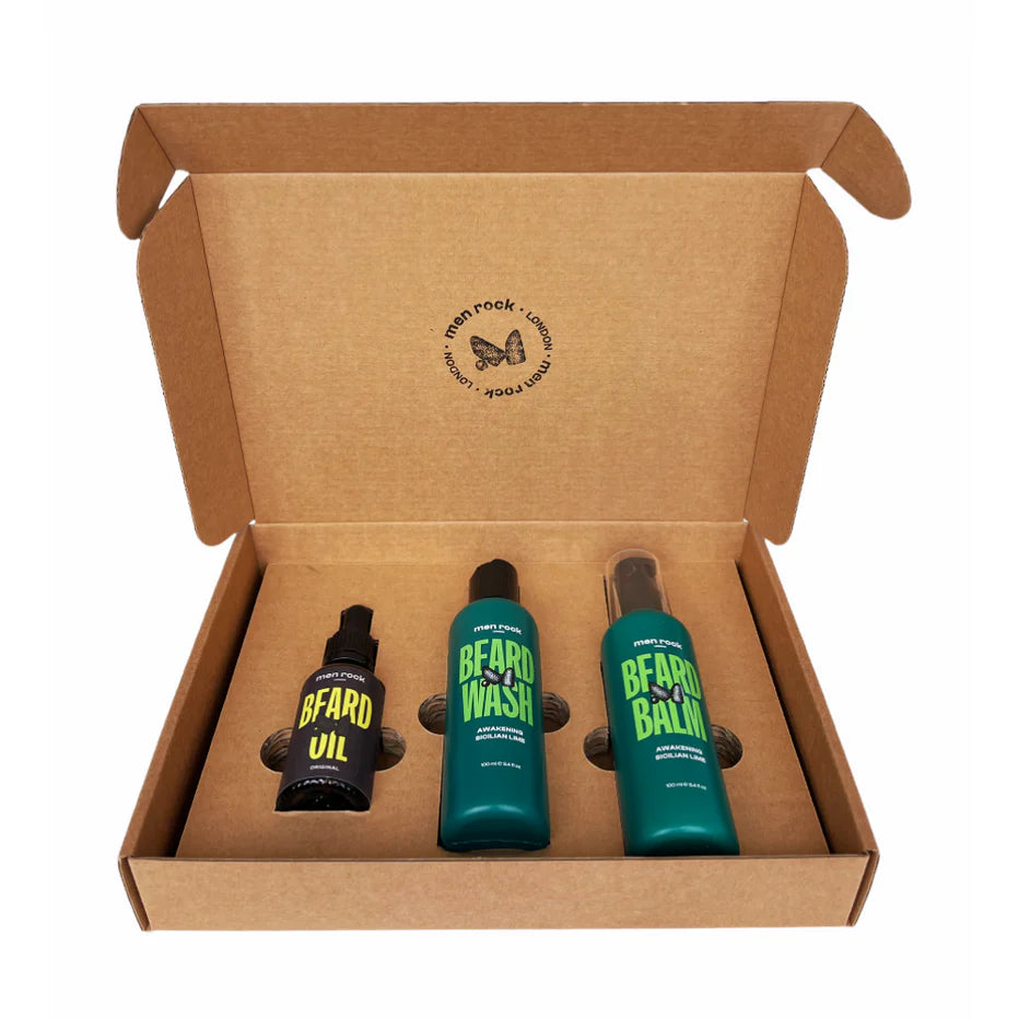 Men Rock Beardly Beloved Gjafasett