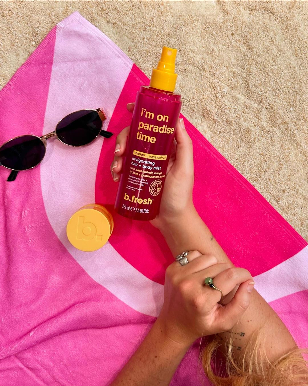 b.fresh I'm on paradise time - hair & body mist