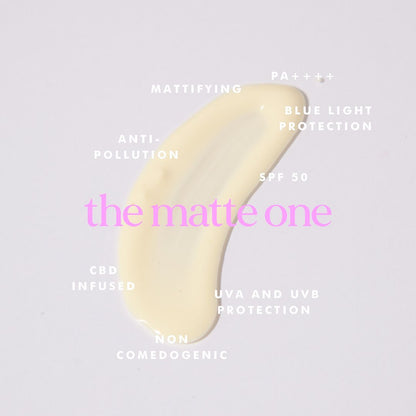 The Matte One Sebum Control Moisturiser SPF 50