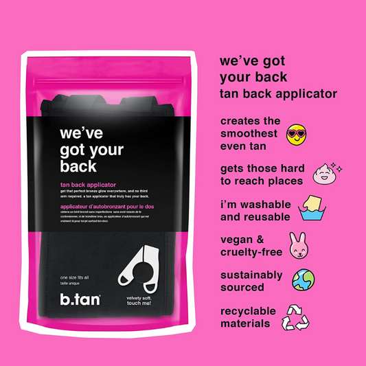 we’ve got your back – tan back applicator mitt